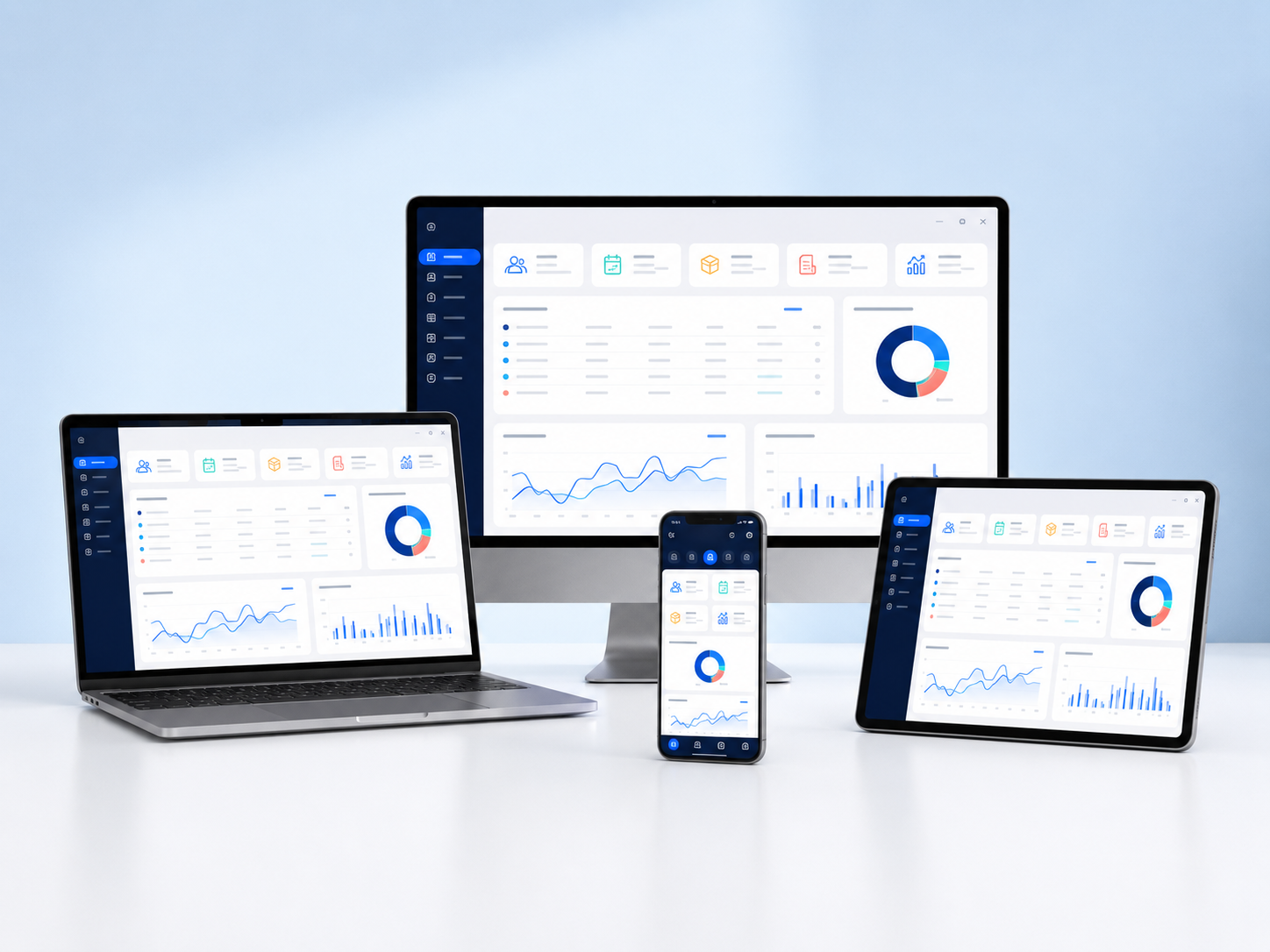 Logiciel de gestion disponible sur PC, Mac, tablette et smartphone